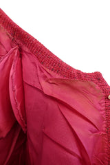 Valentino 80’s pink wool cardigan