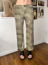 Vivienne Tam Mesh Metallic Pants