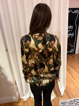 Vintage 100% silk top TUV #73