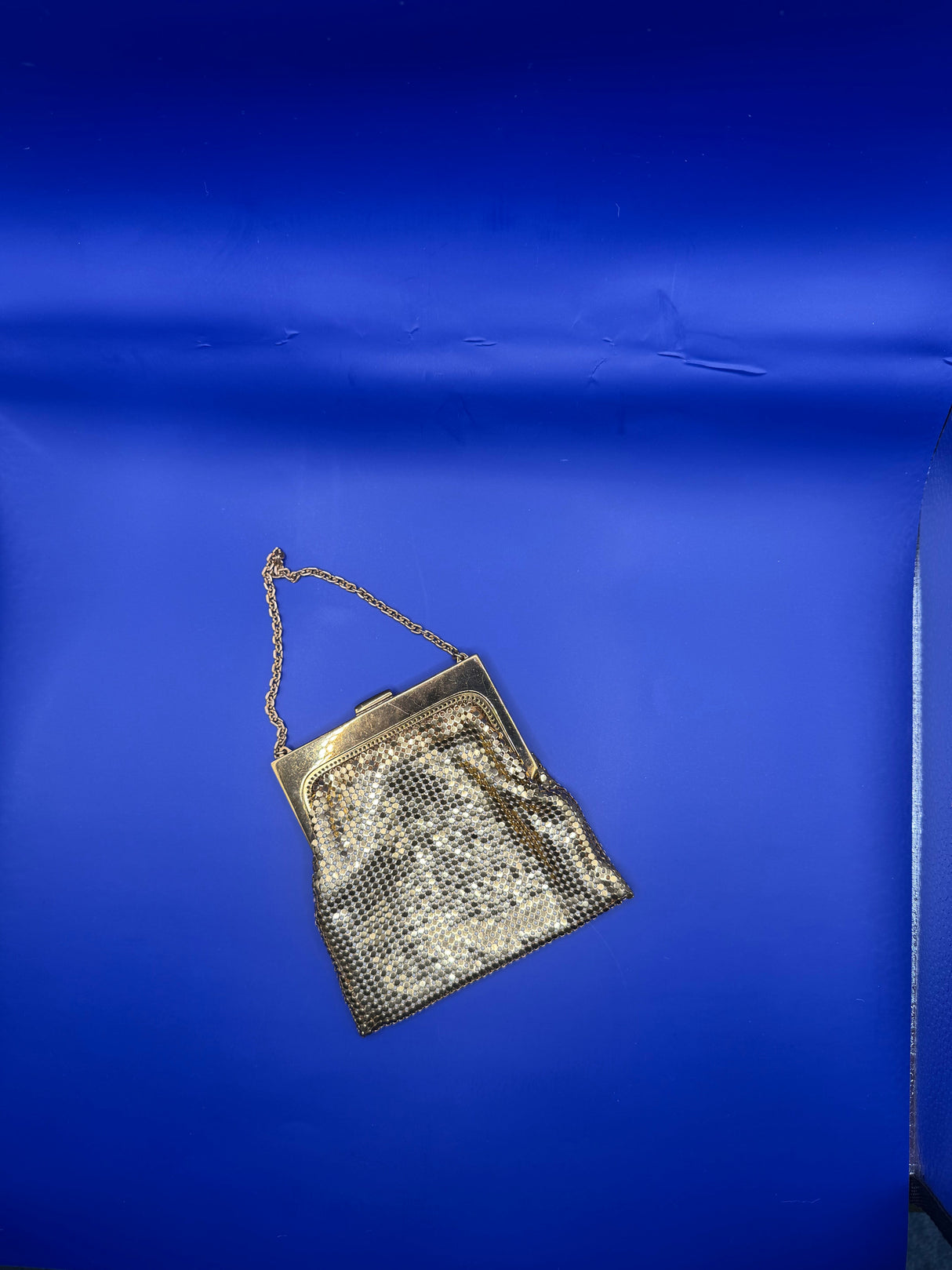 Vintage Mini Mesh Gold Purse