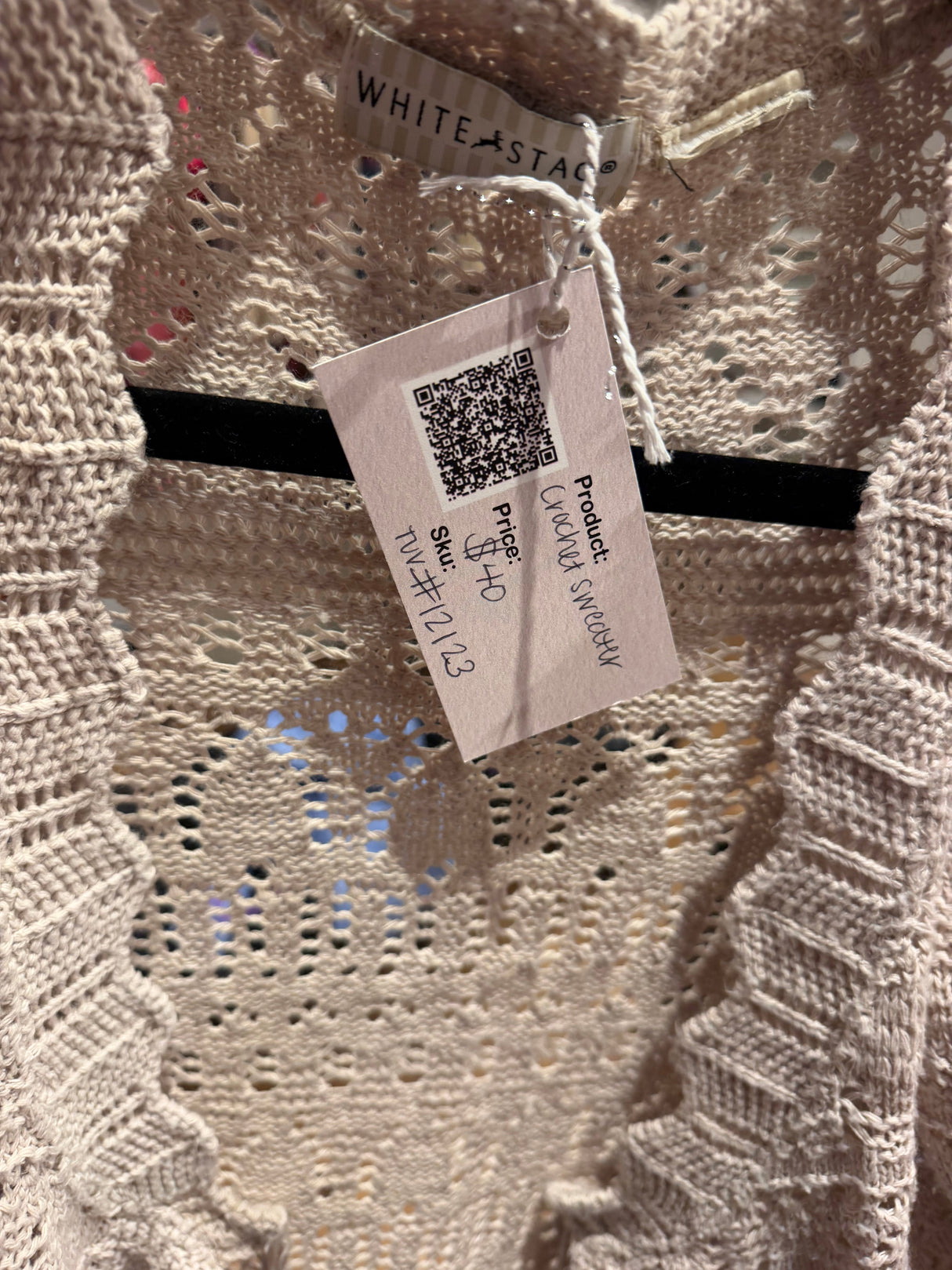 Crochet sweater tuv #12123