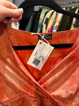 Tie die wet seal orange top tuv #34532