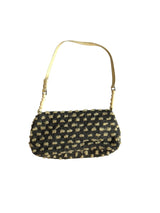 Dior Malice grey and white wool bag