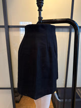 Moschino Cheap & Chic Black Wool High Waist Shorts