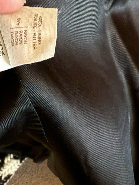 Moschino Cheap & Chic  Black White Question Mark Wool & Mohair Jacket
