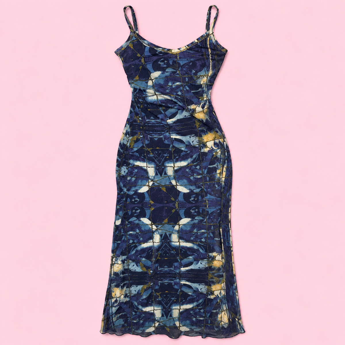 Gaultier Print Maxi Dress