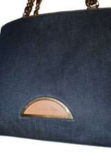 Dior denim tote bag