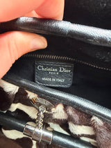 Ultra Rare Christian Dior Jazz Club Zebra Pony Hair Bag - TUV #444456
