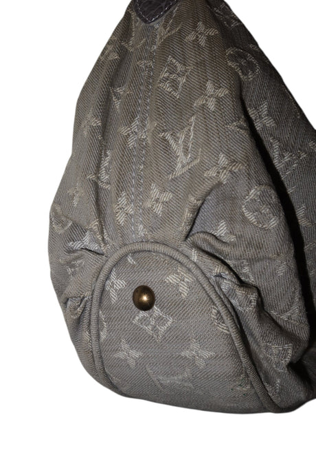 Louis Vuitton grey denim Mahina bag