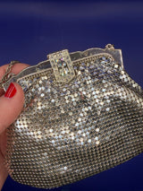 Vintage Silver Mini Mesh Bag