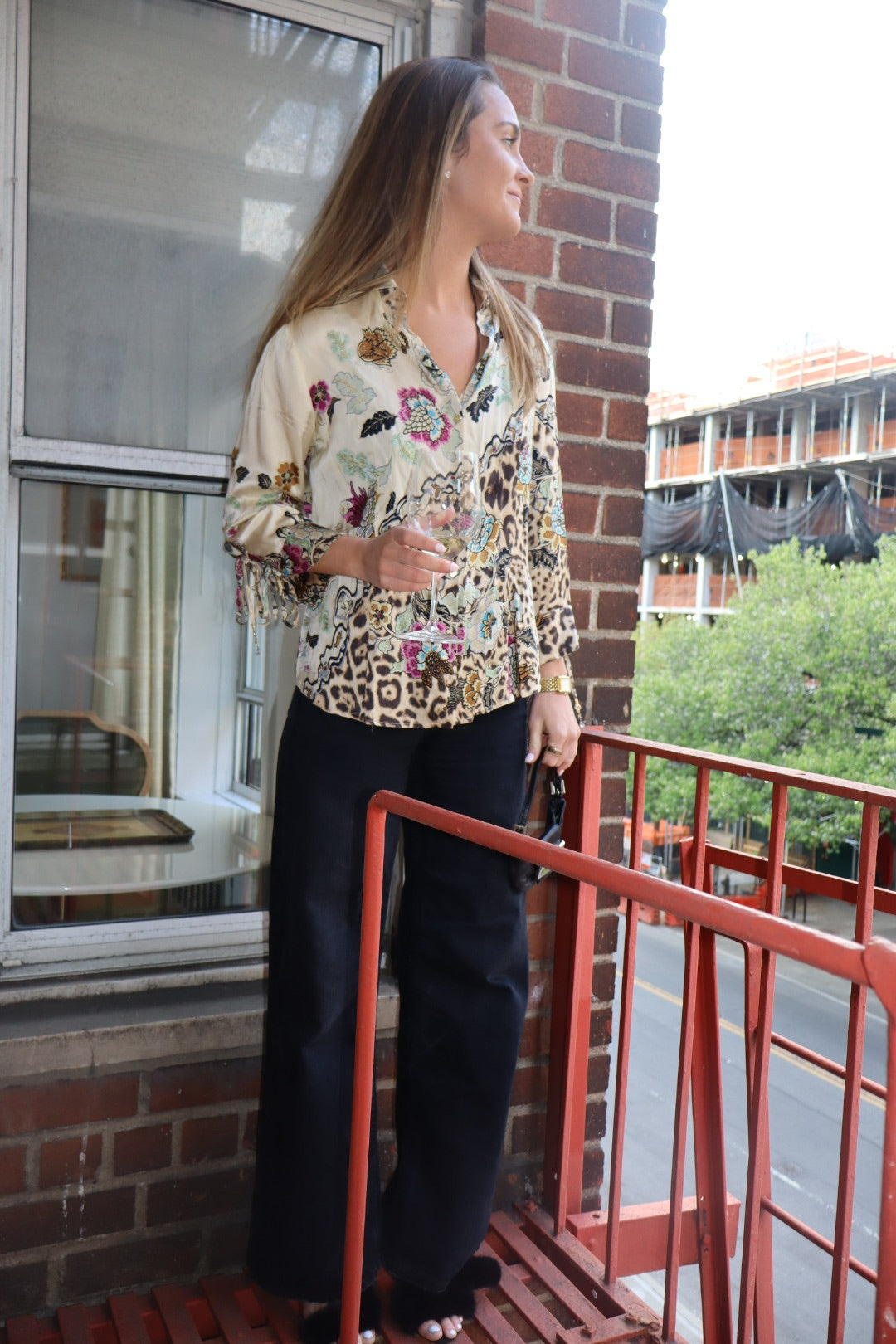 Roberto Cavalli — Spring/Summer 2003 Silk Shirt size small