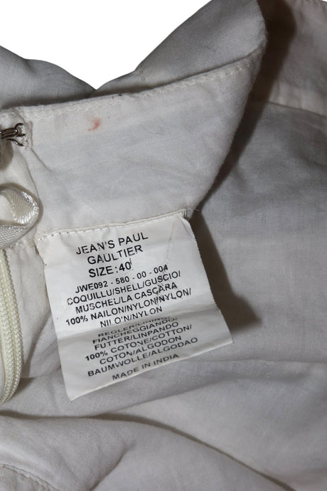 Jean Paul Gaultier white ruffle skirt