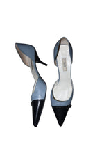 Prada light blue and black heels (37.5)