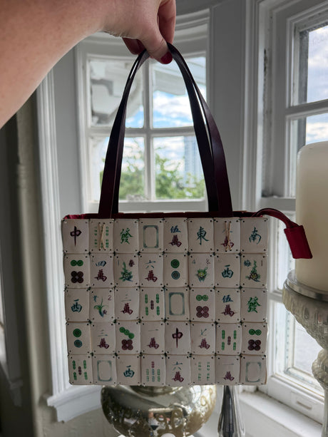 Vintage Mahjong purse - sku tuv #23123