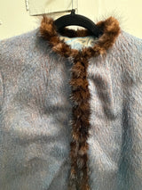 Sam Kori George Atelier wool jacket with mink trim - tuv #321895