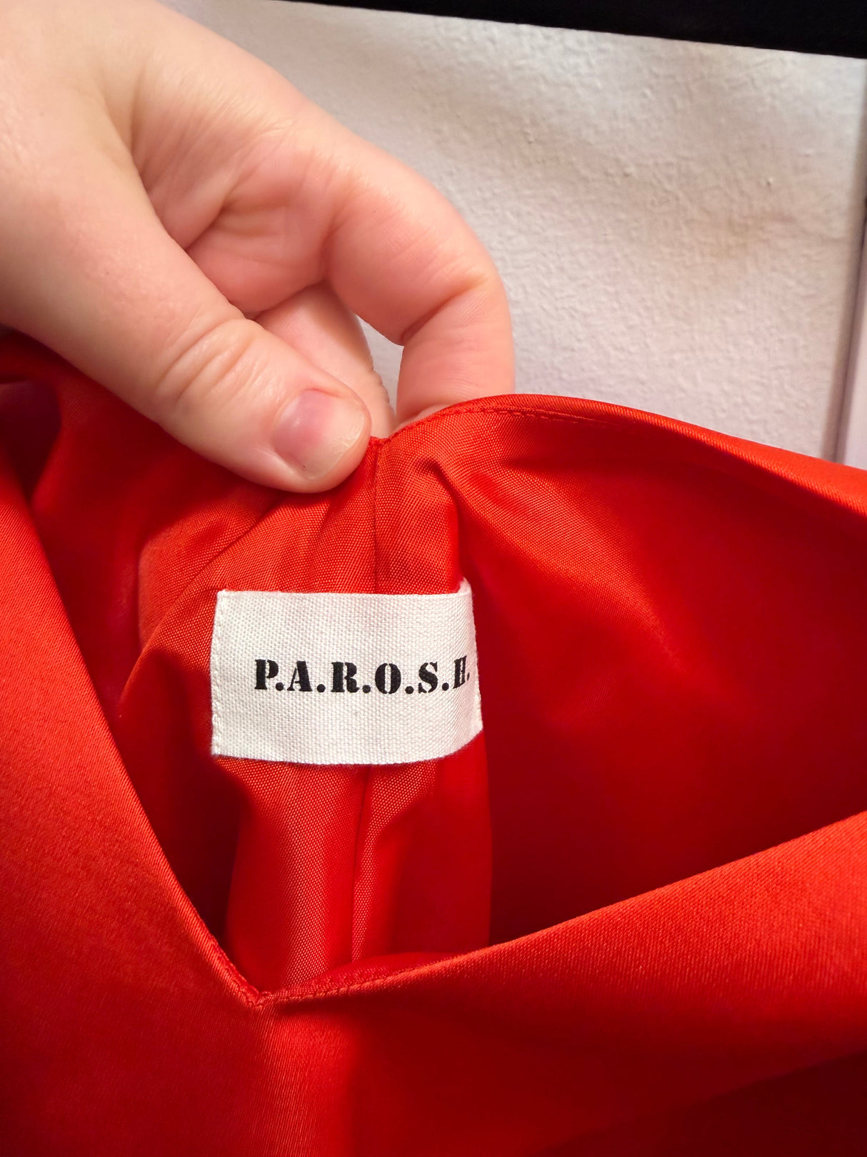 Red Parosh Dress with Bow size 8