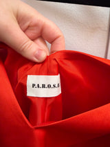 Red Parosh Dress with Bow size 8