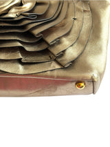 Valentino metallic rose gold Petale tote bag