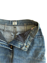 Moschino denim skirt with zipper details (sz 42)