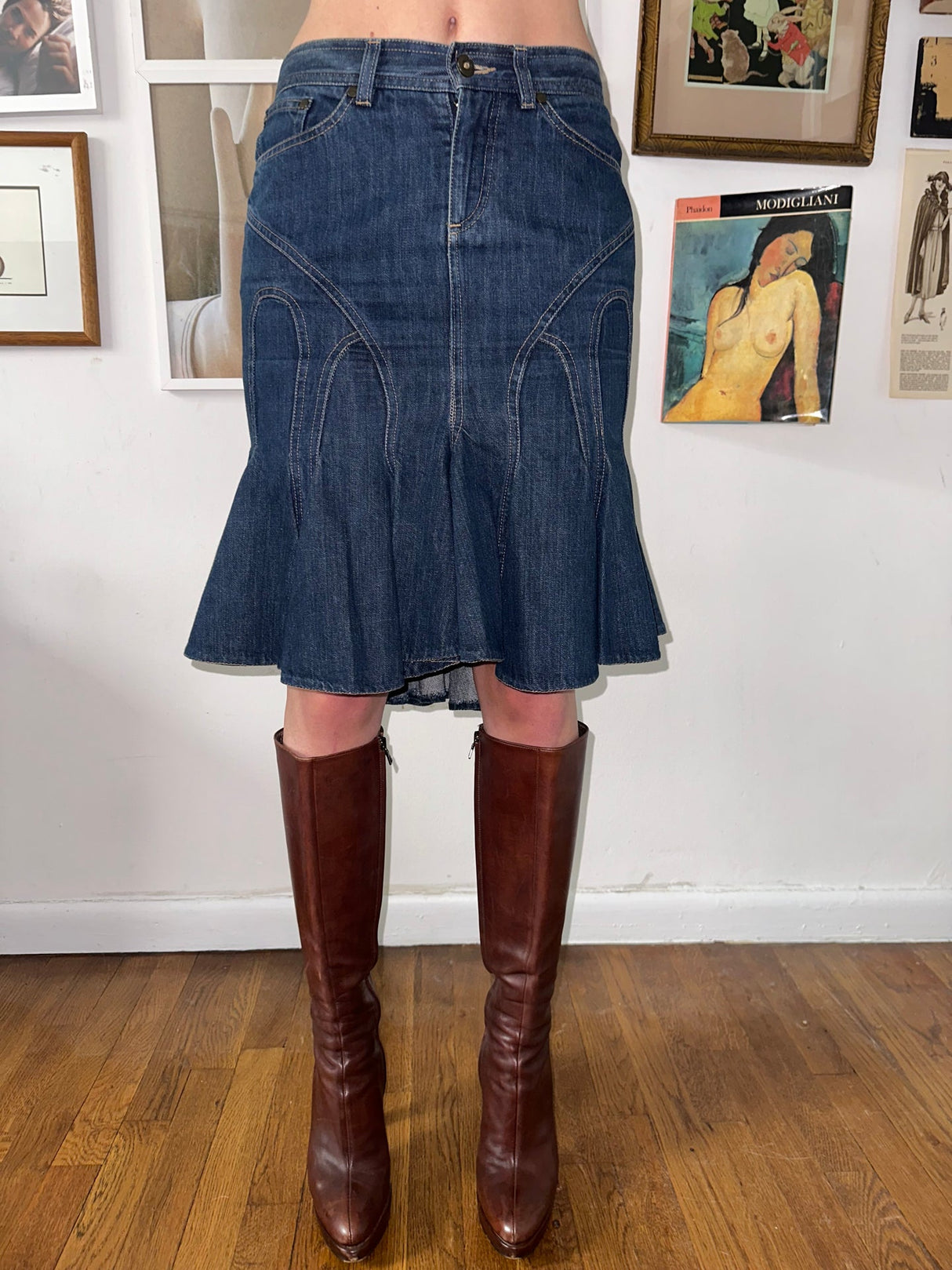 Alexander McQueen S/S 2004 Deliverance Trumpet Skirt