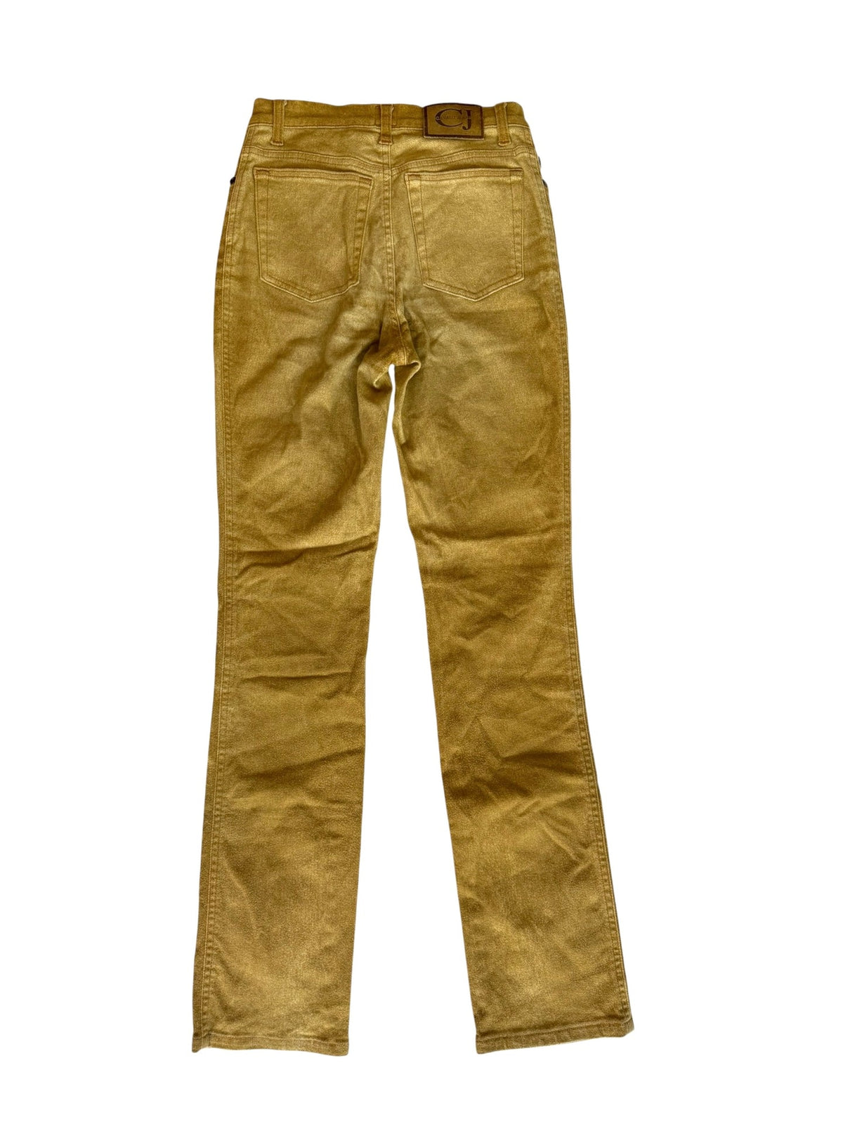 Cavalli beige cotton flannel jeans (sz 28)