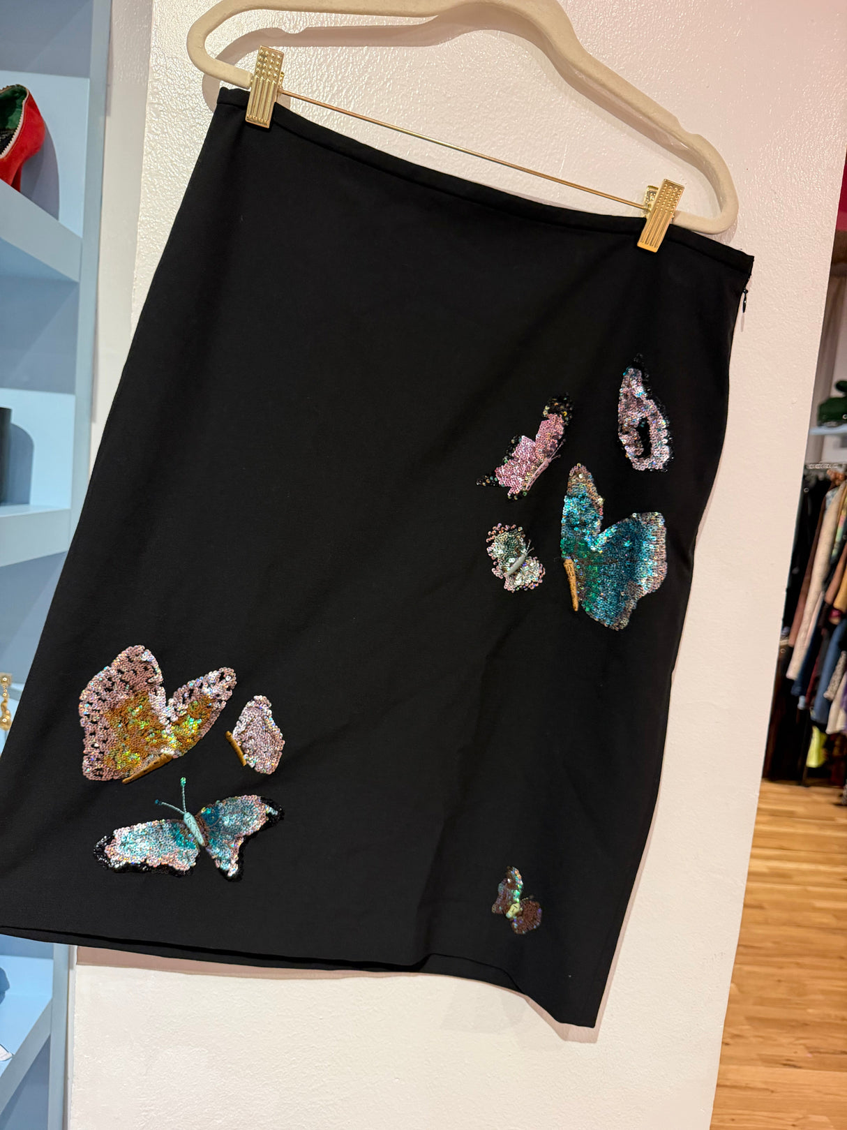Y2K butterfly skirt size 10 TUV #12983