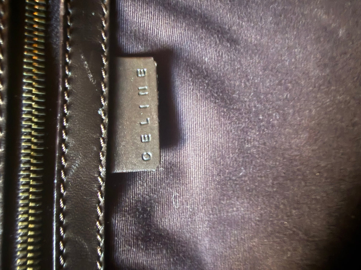 Celine Vintage Suede Shoulder