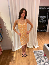 100% silk star girl dress “as is” #123279