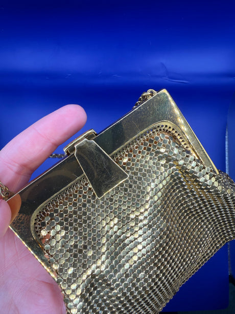 Vintage Mini Mesh Gold Purse