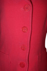 Moschino jeans pink jacket with flower detail