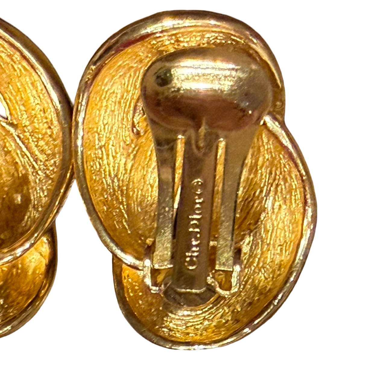 Dior Vintage Chain Earrings Large