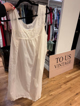 Vintage Vanity Fair Slip Dress with Roses