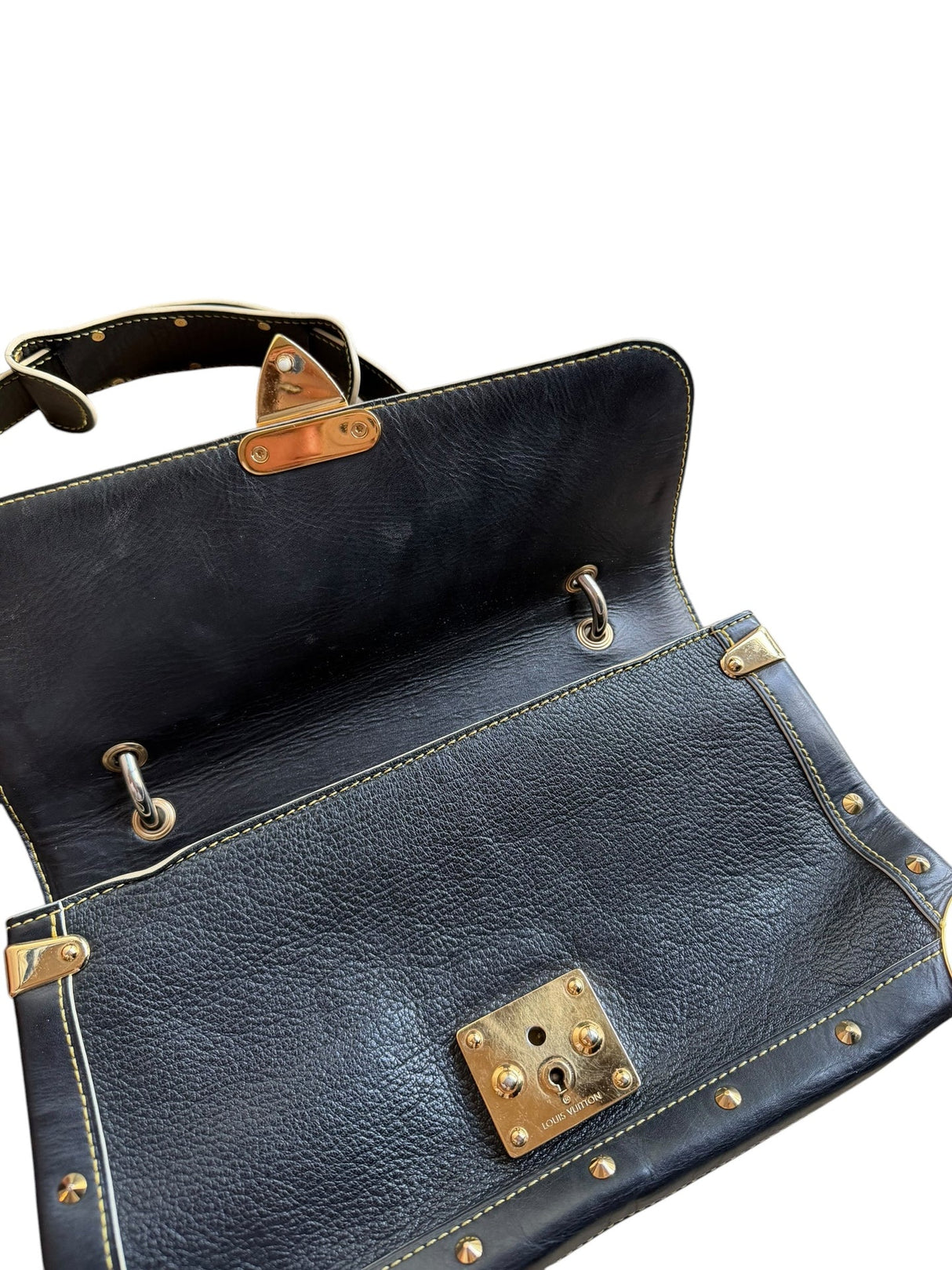 Louis Vuitton black Suhali L’Aimable bag