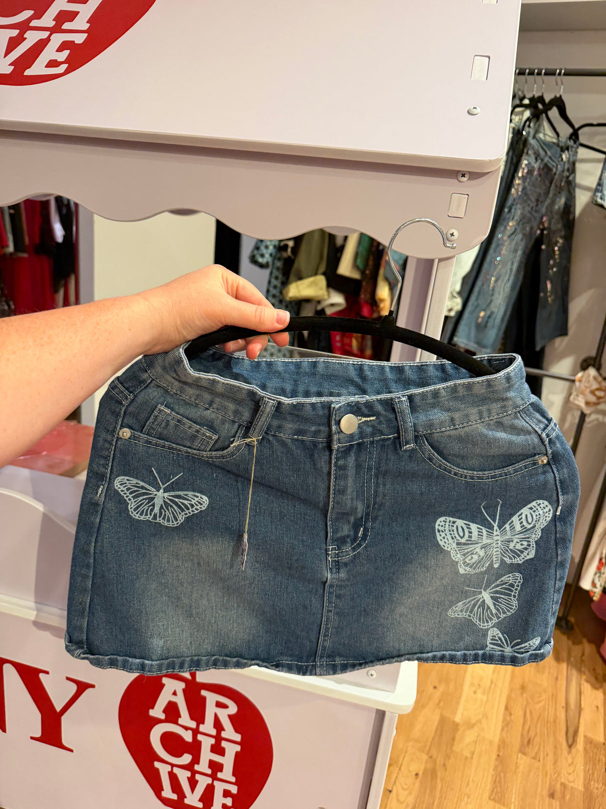 Y2k butterfly skirt - TUV #799