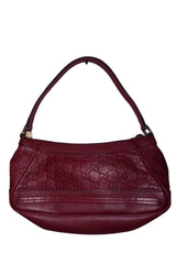 Gucci dark cherry red monogram shoulder bag
