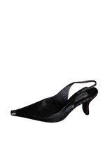 Lagerfeld Metal Accent Heels