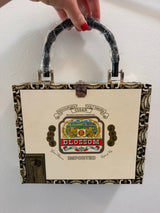 Fashion ladies vintage cigar box purse - TUV #456789