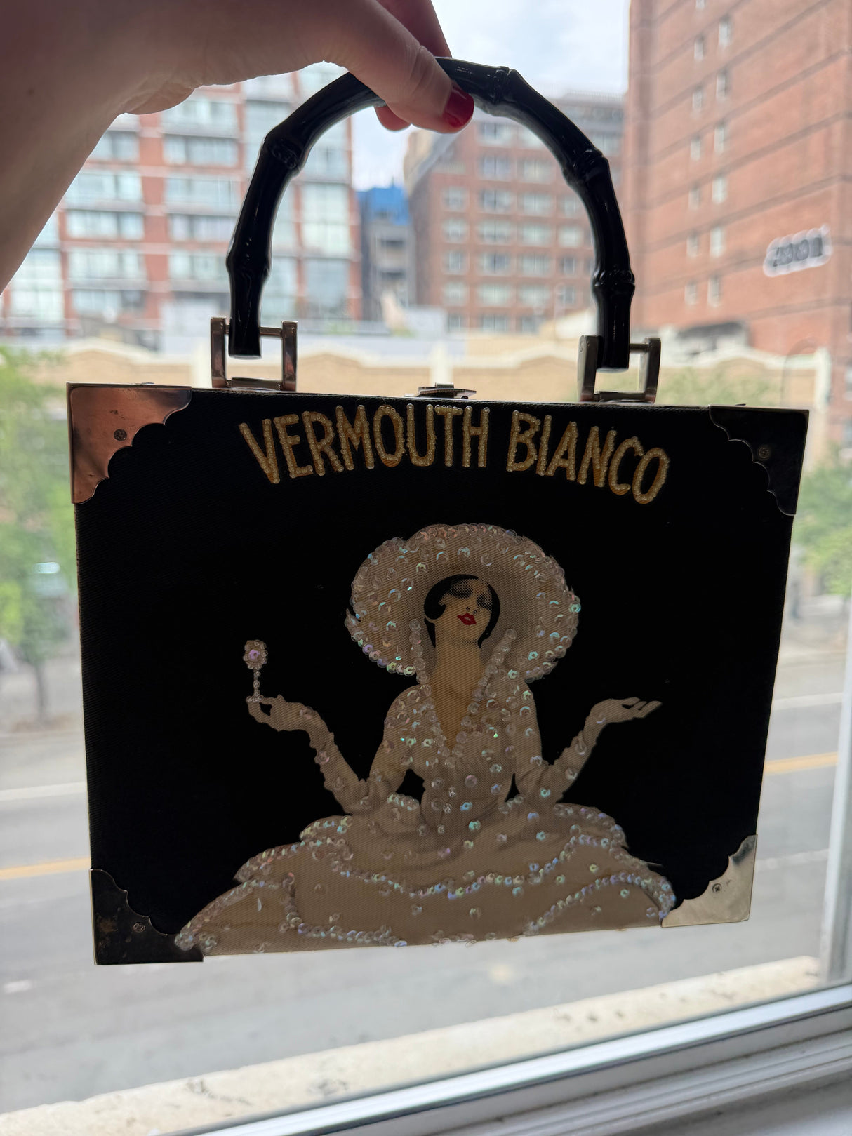Vintage Vermouth Bianco Cigar Box Purse