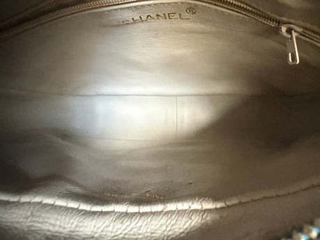 Chanel Vintage Lizard Tassel Camera Bag