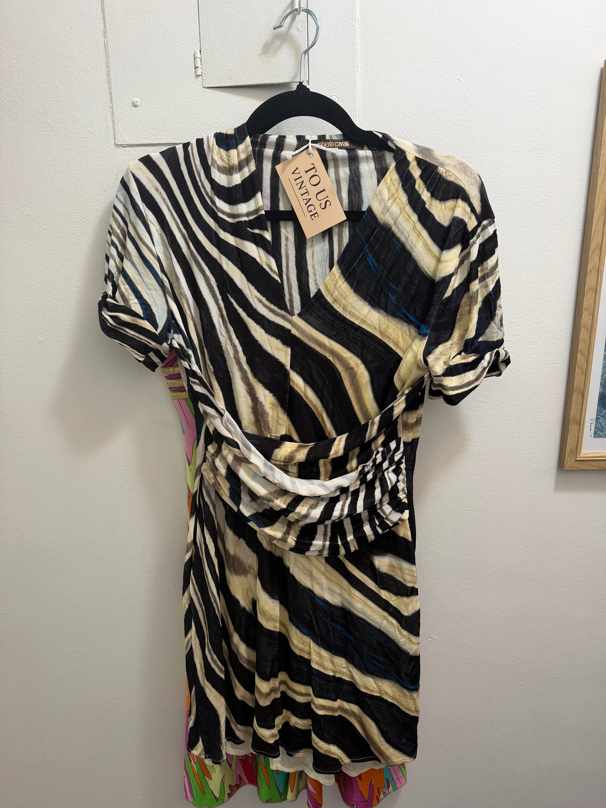 Roberto Cavalli zebra dress - sku tuv #2253