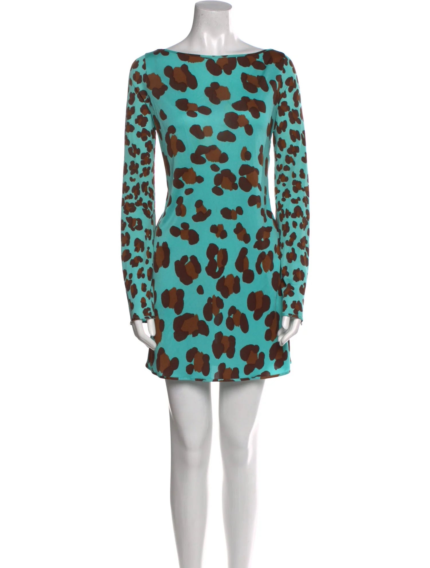 Blumarine Cheetah Mini Dress