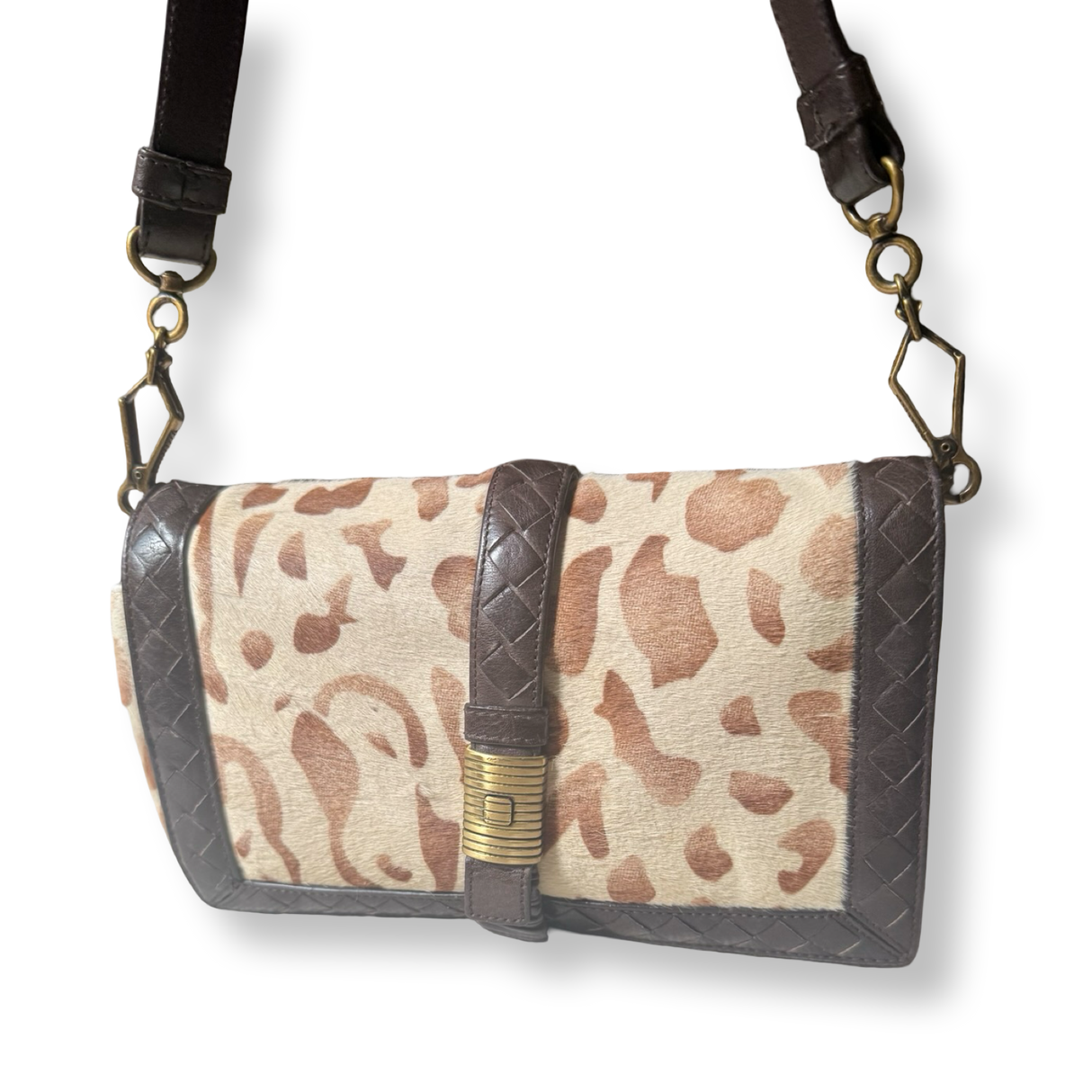 Bottega Veneta Vintage Ponyhair Messenger