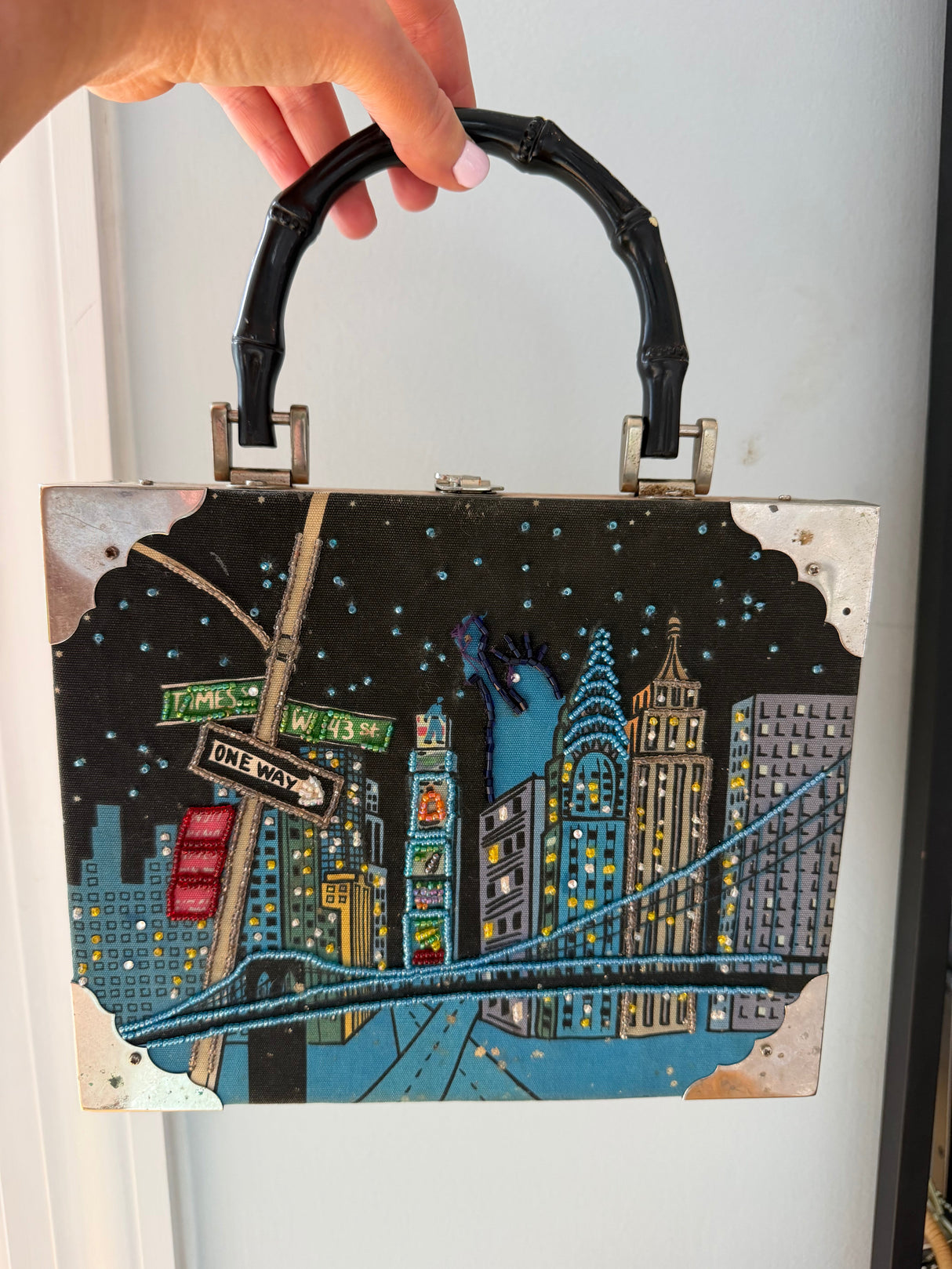 Vintage NYC Cigar Box purse