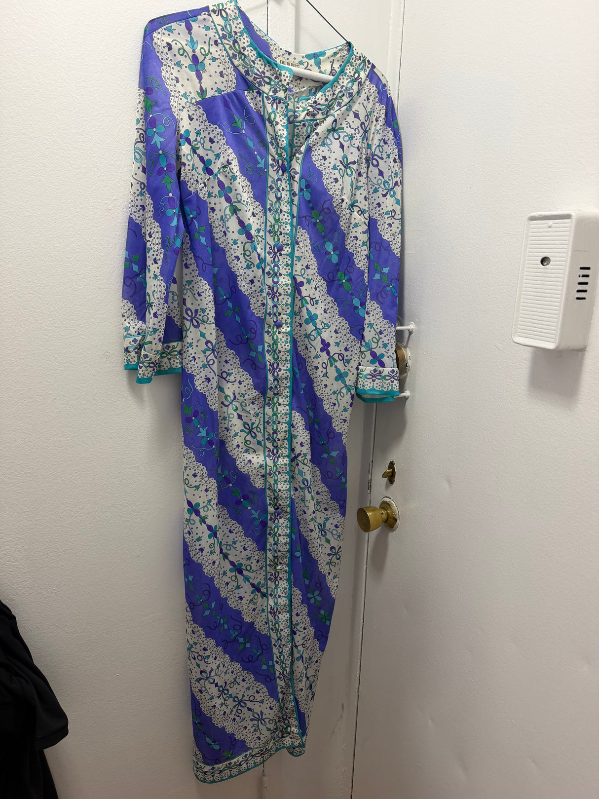 Emilio Pucci long purple duster TUV #1131
