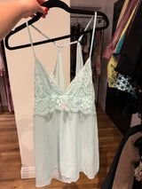 Baby blue lace top/dress - sku tuv #69
