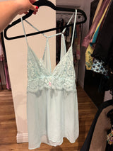 Baby blue lace top/dress - sku tuv #69