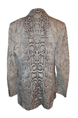 Roberto Cavalli python print blazer (L)