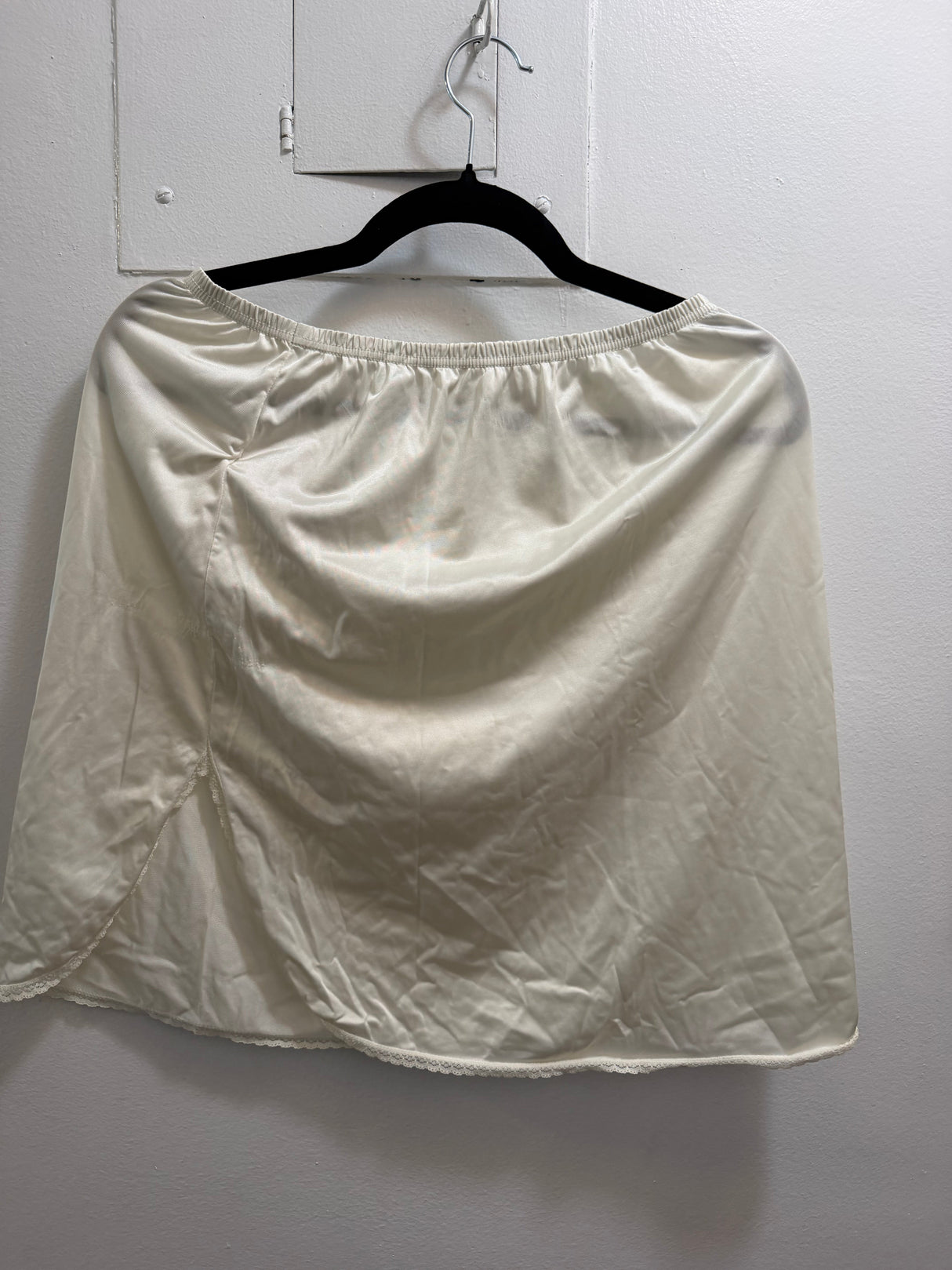Vintage white slip skirt - TUV #432343