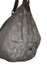 Louis Vuitton grey denim Mahina bag