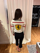 Vintage Ferrari 100% leather racing jacket - TUV #00012